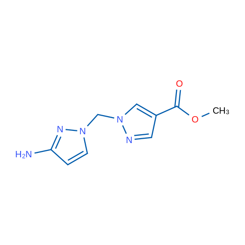 Methyl 1-((3-amino-1H-pyrazol-1-yl)methyl)-1H-pyrazole-4-carboxylate 1g