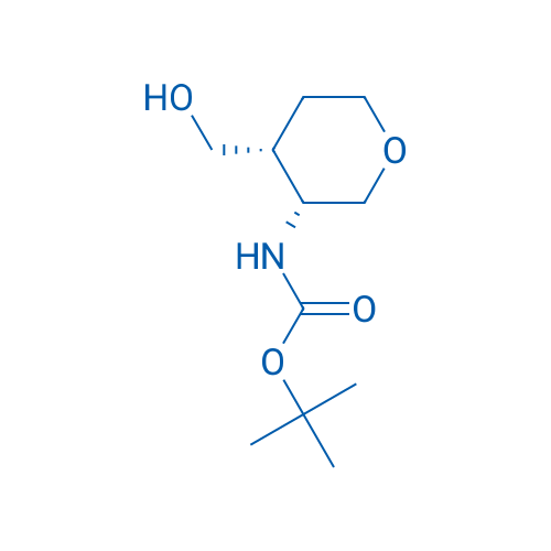 tert-Butyl (cis-4-(hydroxymethyl)tetrahydro-2H-pyran-3-yl)carbamate 250mg