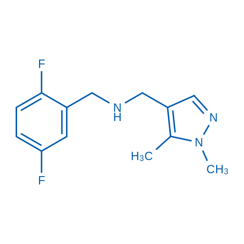 N-(2,5-Difluorobenzyl)-1-(1,5-dimethyl-1H-pyrazol-4-yl)methanamine 100mg