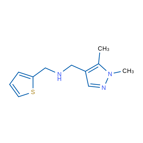 [(1,5-Dimethyl-1H-pyrazol-4-yl)methyl](thiophen-2-ylmethyl)amine 1g
