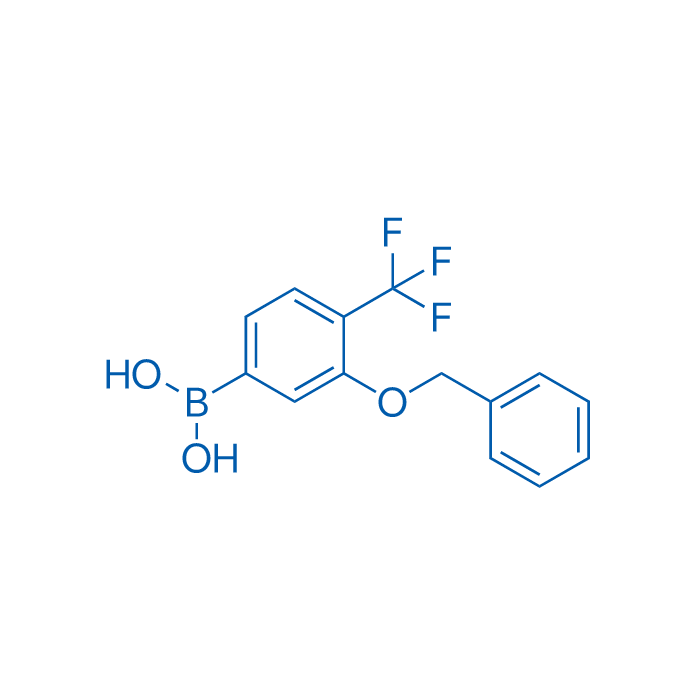 3-(Benzyloxy)-4-(trifluoromethyl)phenylboronic acid 250mg