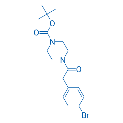 tert-Butyl 4-(2-(4-bromophenyl)acetyl)piperazine-1-carboxylate 25g