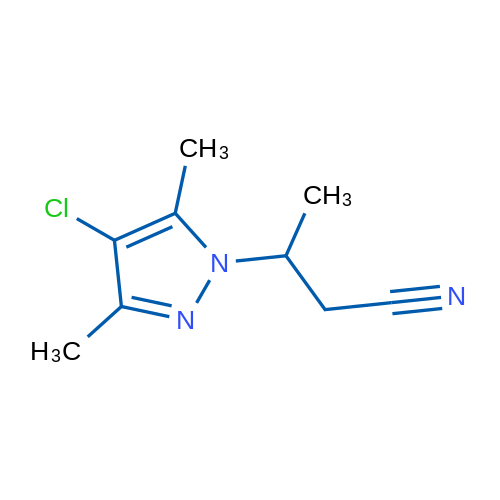 3-(4-Chloro-3,5-dimethyl-1H-pyrazol-1-yl)butanenitrile 5g