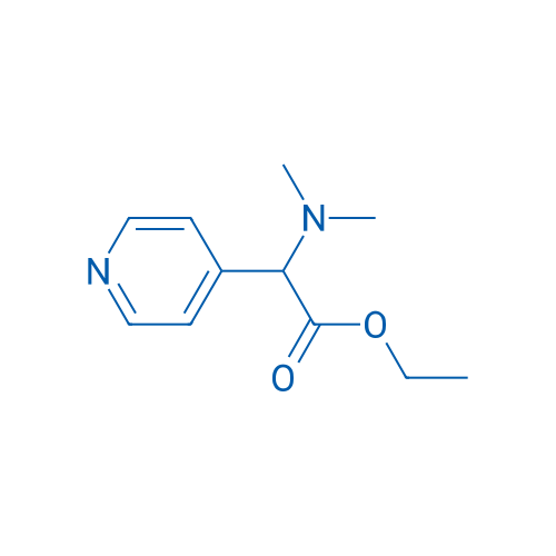 Ethyl 2-(dimethylamino)-2-(pyridin-4-yl)acetate 250mg