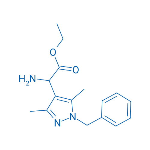 Ethyl 2-amino-2-(1-benzyl-3,5-dimethyl-1H-pyrazol-4-yl)acetate 5g