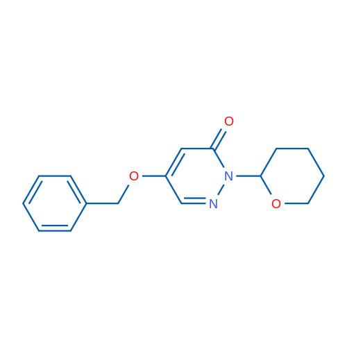 5-(Benzyloxy)-2-(tetrahydro-2H-pyran-2-yl)pyridazin-3(2H)-one 250mg