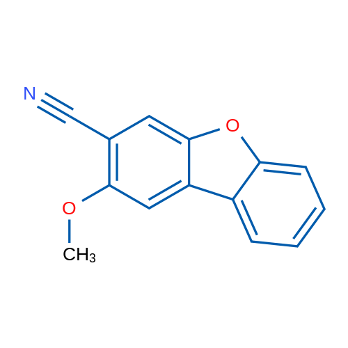 2-Methoxydibenzo[b,d]furan-3-carbonitrile 1g