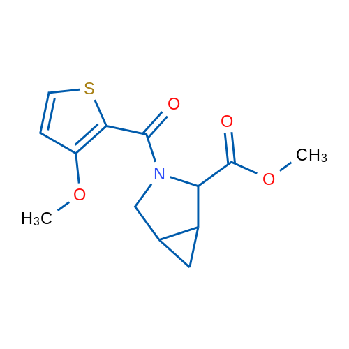 Methyl 3-(3-methoxythiophene-2-carbonyl)-3-azabicyclo[3.1.0]hexane-2-carboxylate 1g