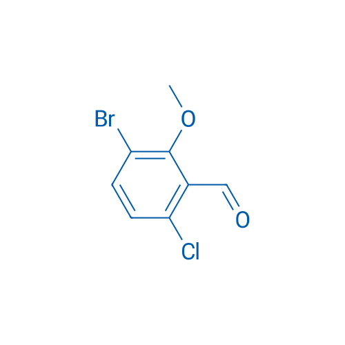 3-Bromo-6-chloro-2-methoxybenzaldehyde 1g