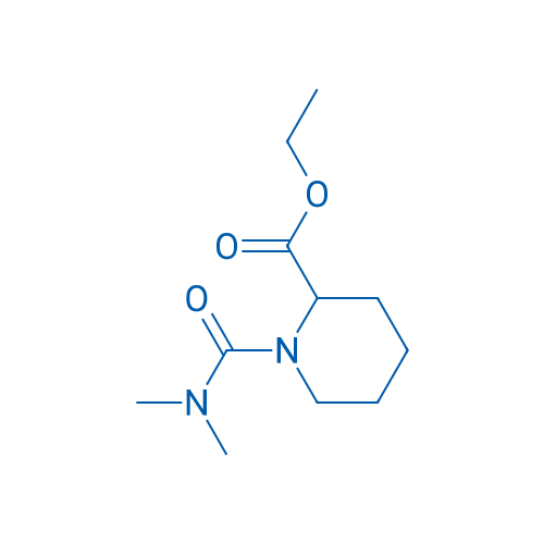 Ethyl 1-(dimethylcarbamoyl)piperidine-2-carboxylate 250mg