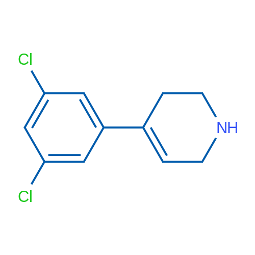4-(3,5-Dichlorophenyl)-1,2,3,6-tetrahydropyridine 1g