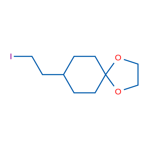 8-(2-Iodoethyl)-1,4-dioxaspiro[4.5]decane 1g