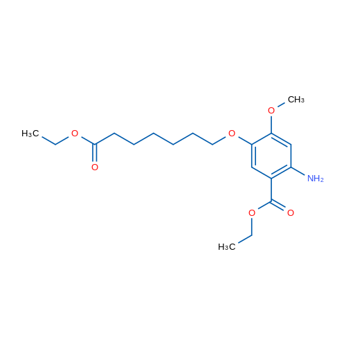 Ethyl 2-amino-5-((7-ethoxy-7-oxoheptyl)oxy)-4-methoxybenzoate 1g