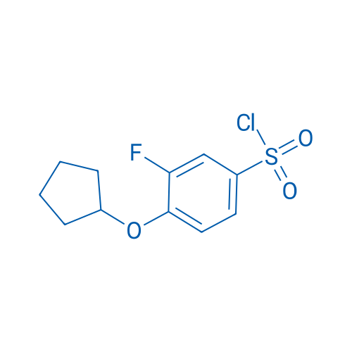 4-(Cyclopentyloxy)-3-fluorobenzene-1-sulfonyl chloride 1g