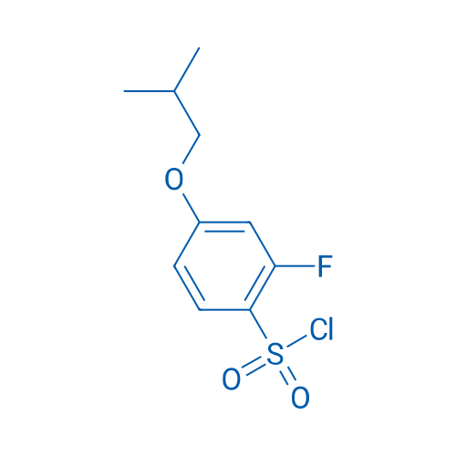 2-Fluoro-4-isobutoxybenzenesulfonyl chloride 250mg