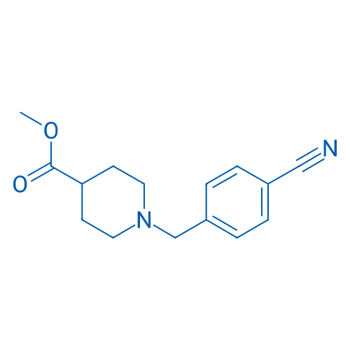 Methyl 1-(4-cyanobenzyl)piperidine-4-carboxylate 1g
