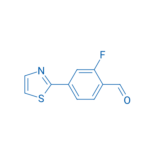 2-Fluoro-4-(2-thiazolyl)-benzaldehyde 1g