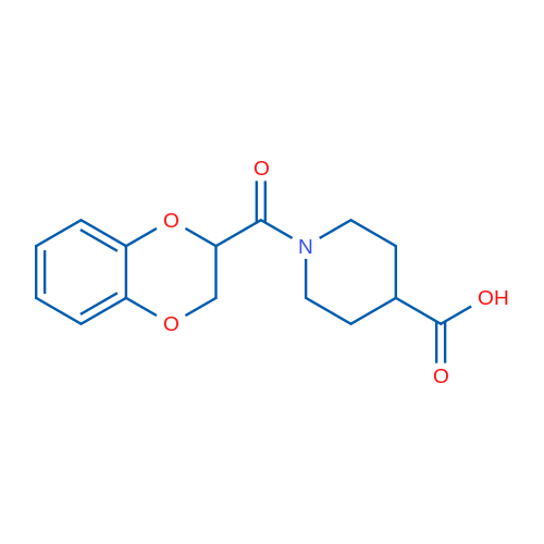 1-(2,3-Dihydrobenzo[b][1,4]dioxine-2-carbonyl)piperidine-4-carboxylic acid 1g