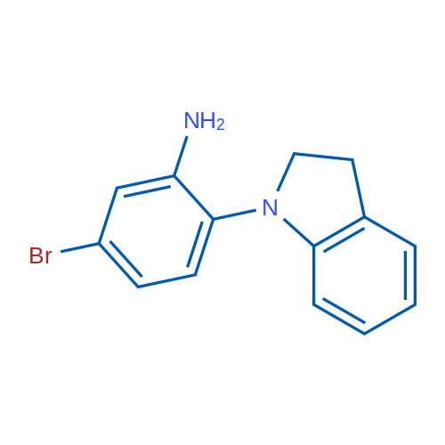 5-Bromo-2-(indolin-1-yl)aniline 1g