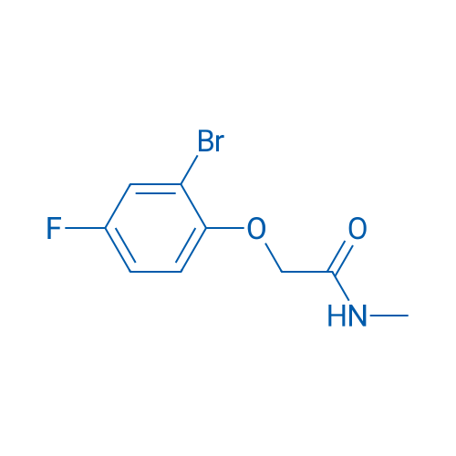 2-(2-Bromo-4-fluorophenoxy)-N-methylacetamide 1g