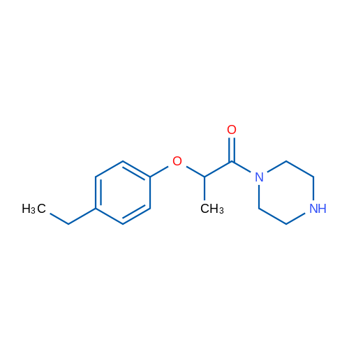 2-(4-Ethylphenoxy)-1-(piperazin-1-yl)propan-1-one 1g