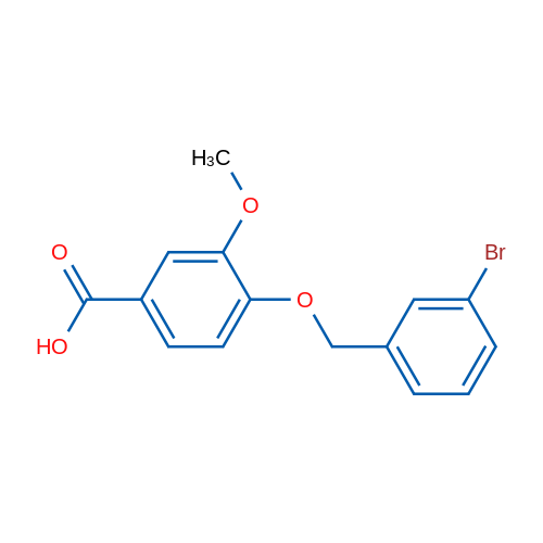 4-((3-Bromobenzyl)oxy)-3-methoxybenzoic acid 5g