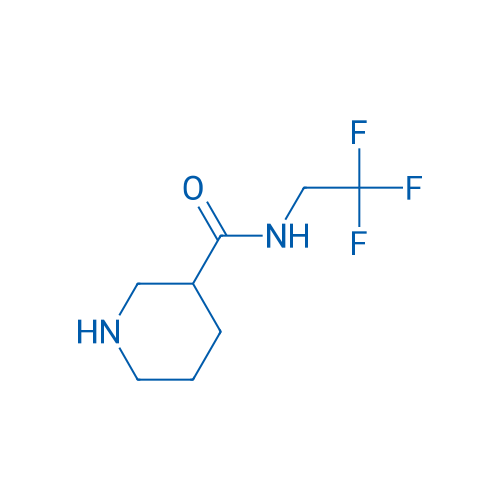 N-(2,2,2-Trifluoroethyl)piperidine-3-carboxamide 100mg