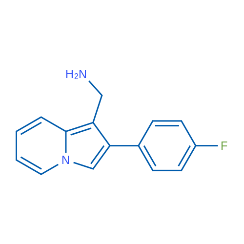 (2-(4-Fluorophenyl)indolizin-1-yl)methanamine 1g