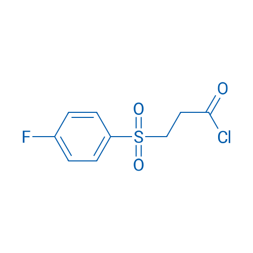 3-((4-Fluorophenyl)sulfonyl)propanoyl chloride 5g