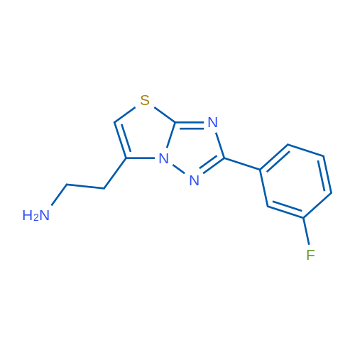 2-(2-(3-fluorophenyl)thiazolo[3,2-b][1,2,4]triazol-6-yl)ethan-1-amine 10g