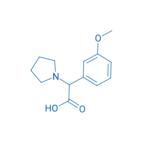 2-(3-Methoxyphenyl)-2-(pyrrolidin-1-yl)acetic acid 1g
