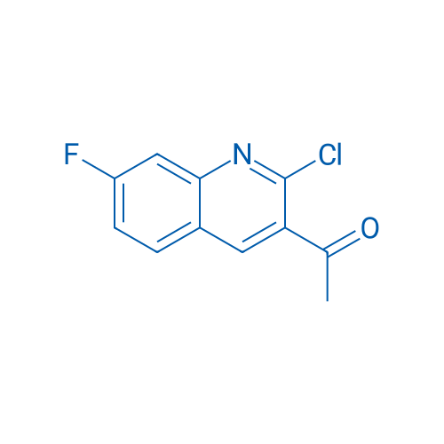 1-(2-Chloro-7-fluoroquinolin-3-yl)ethanone 100mg