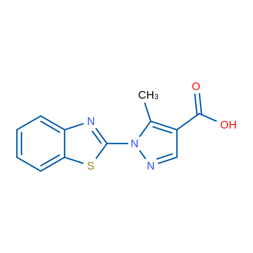 1-(Benzo[d]thiazol-2-yl)-5-methyl-1H-pyrazole-4-carboxylic acid 1g