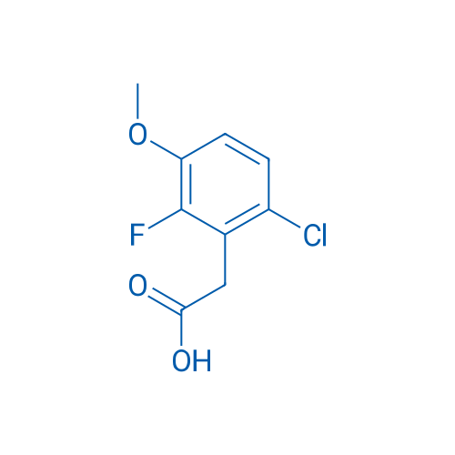 6-Chloro-2-fluoro-3-methoxyphenylacetic acid 250mg