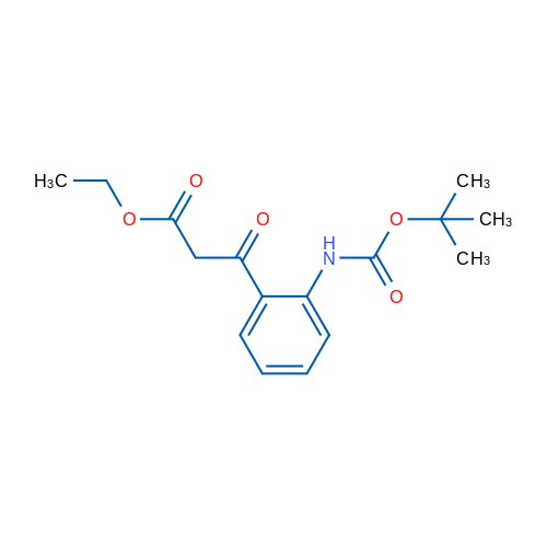 Ethyl 3-(2-((tert-butoxycarbonyl)amino)phenyl)-3-oxopropanoate 1g