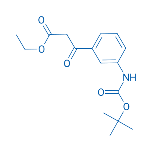 Ethyl 3-(3-((tert-butoxycarbonyl)amino)phenyl)-3-oxopropanoate 250mg