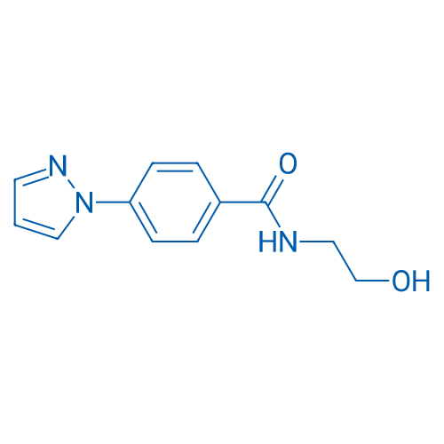 N-(2-Hydroxyethyl)-4-(1H-pyrazol-1-yl)benzamide 5g