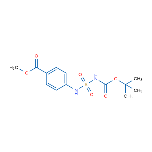 Methyl 4-[({[(tert-butoxy)carbonyl]amino}sulfonyl)amino]benzoate 5g