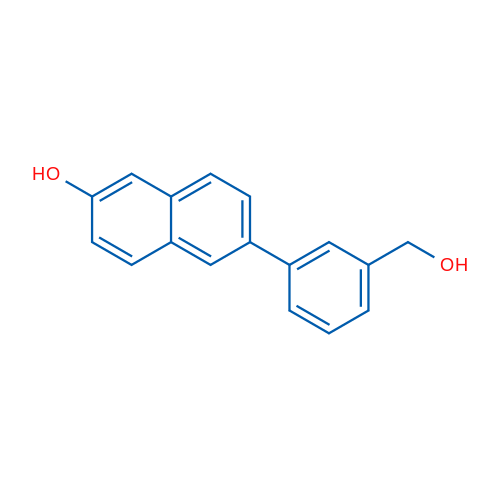 6-(3-(Hydroxymethyl)phenyl)naphthalen-2-ol 1g