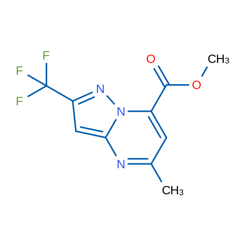 Methyl 5-methyl-2-(trifluoromethyl)pyrazolo[1,5-a]pyrimidine-7-carboxylate 5g