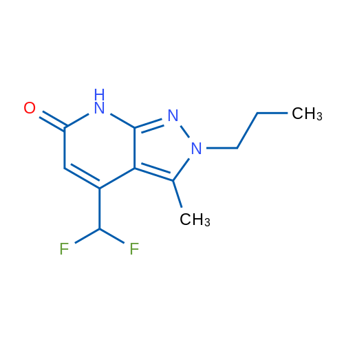 4-(Difluoromethyl)-3-methyl-2-propyl-2H-pyrazolo[3,4-b]pyridin-6(7H)-one 1g