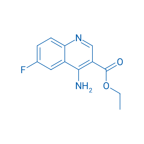 Ethyl 4-amino-6-fluoroquinoline-3-carboxylate 250mg