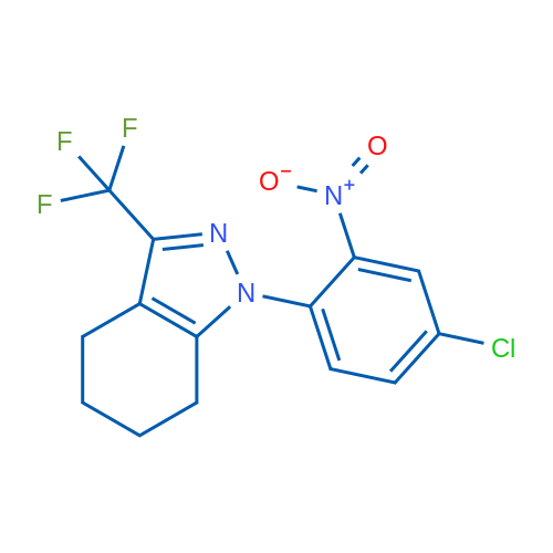 1-(4-Chloro-2-nitrophenyl)-3-(trifluoromethyl)-4,5,6,7-tetrahydro-1H-indazole 1g