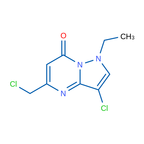 3-Chloro-5-(chloromethyl)-1-ethylpyrazolo[1,5-a]pyrimidin-7(1H)-one 1g