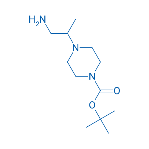 tert-Butyl 4-(1-aminopropan-2-yl)piperazine-1-carboxylate 250mg