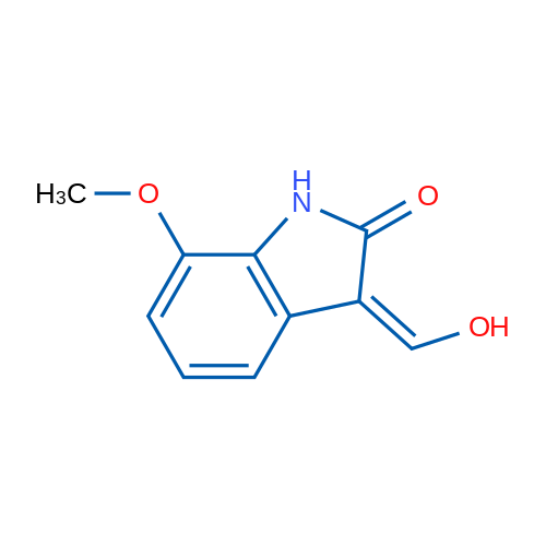 3-(Hydroxymethylene)-7-methoxyindolin-2-one 1g