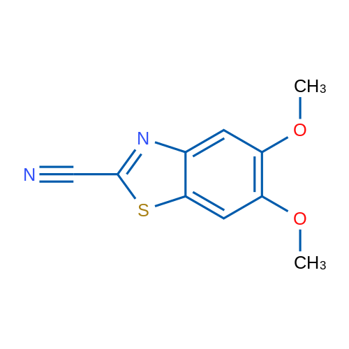 5,6-Dimethoxybenzo[d]thiazole-2-carbonitrile 1g