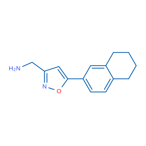 (5-(5,6,7,8-Tetrahydronaphthalen-2-yl)isoxazol-3-yl)methanamine 1g