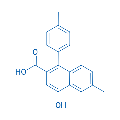4-Hydroxy-6-methyl-1-(p-tolyl)-2-naphthoic acid 250mg