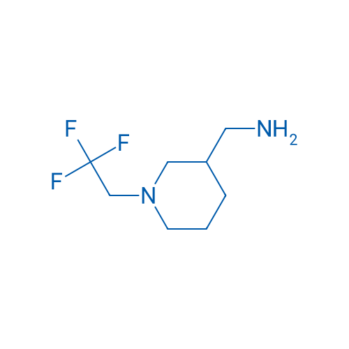 (1-(2,2,2-Trifluoroethyl)piperidin-3-yl)methanamine 250mg